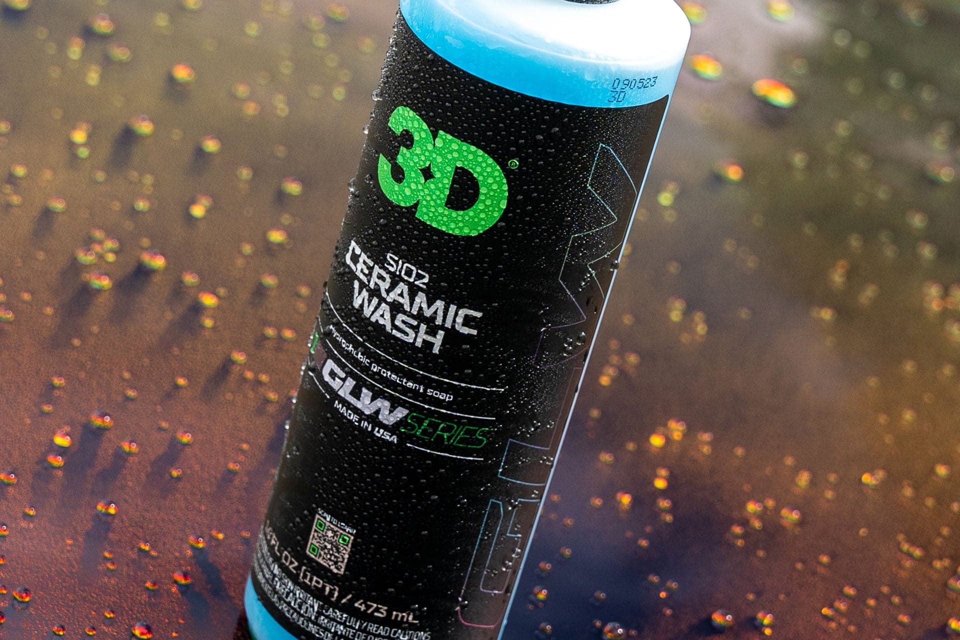 3D ceramic coating flokkamynd fyrir lakkvörn og vatnsfælni