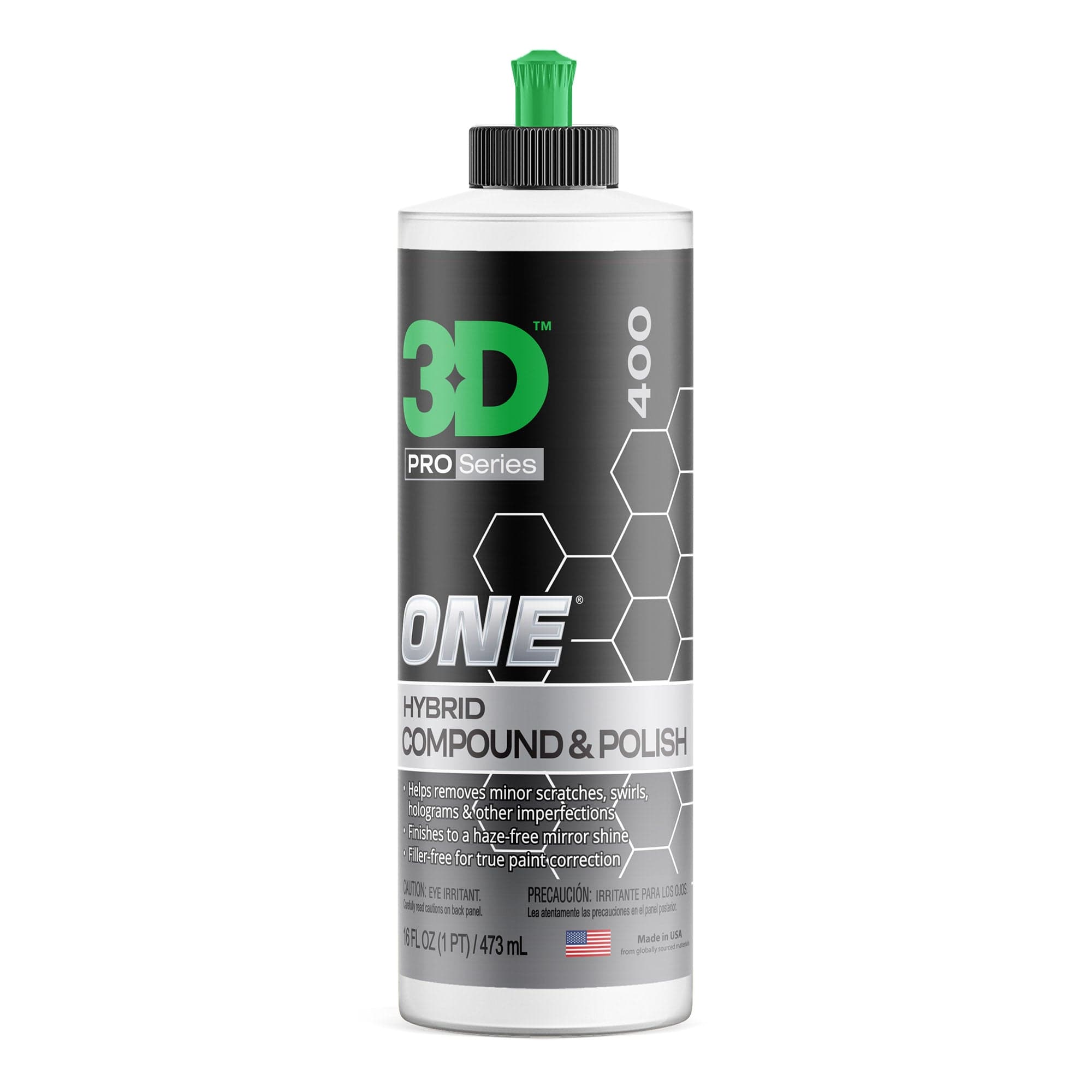 3D ONE hybrid slípimassi og fágun 16 oz brúsi