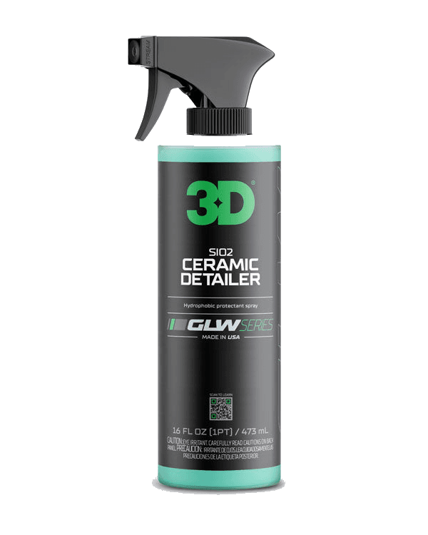 3D GLW Series SiO2 Ceramic Detailer 16 oz úðabrúsi